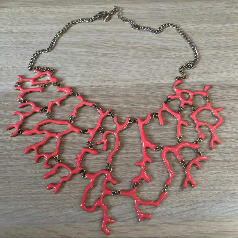 Aldo Coral Branch Necklace